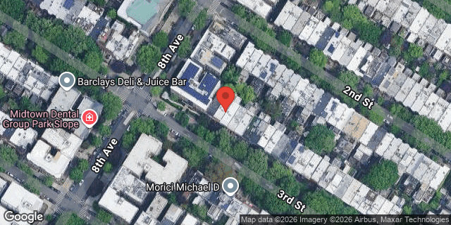 Aerial map of 583 3 STREET, Brooklyn