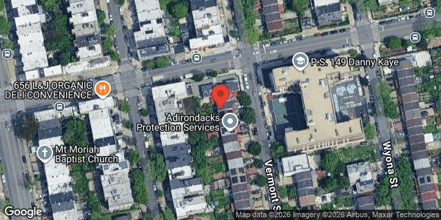 Aerial map of 410 VERMONT STREET, Brooklyn