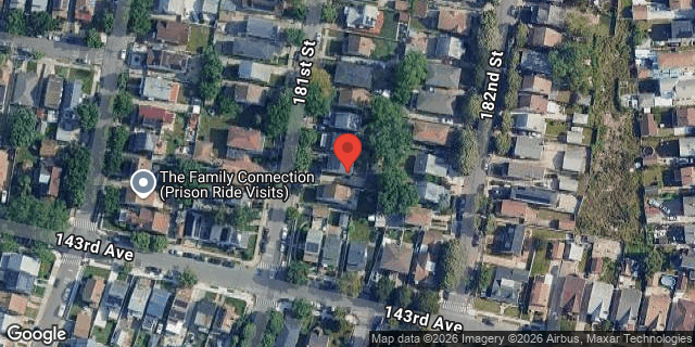 Aerial map of 141-37 181 STREET, Queens