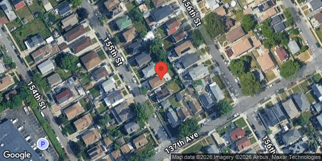 Aerial map of 134-45 155 STREET, Queens