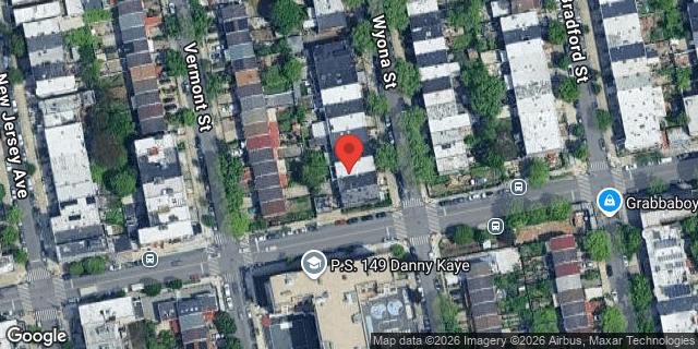 Aerial map of 350 WYONA STREET, Brooklyn