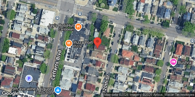Aerial map of 135-12 120 STREET, Queens
