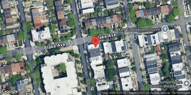 Aerial map of 339 BERRIMAN STREET, Brooklyn