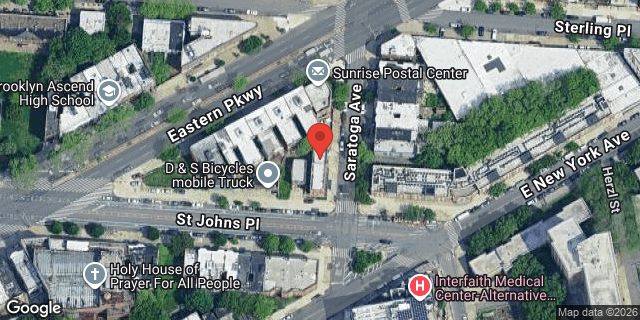 Aerial map of 466 SARATOGA AVENUE, Brooklyn