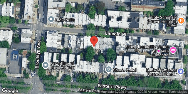 Aerial map of 984 LINCOLN PLACE, Brooklyn