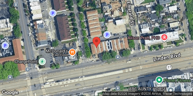 Aerial map of 2825 LINDEN BOULEVARD, Brooklyn