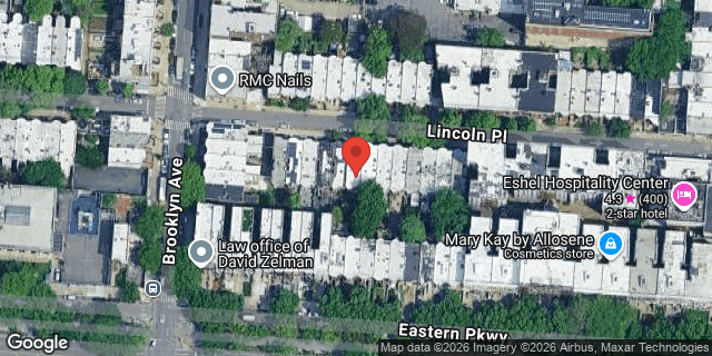 Aerial map of 980 LINCOLN PLACE, Brooklyn