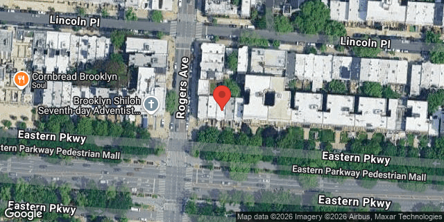 Aerial map of 457 EASTERN PARKWAY, Brooklyn