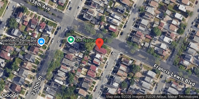 Aerial map of 138-02 231 STREET, Queens