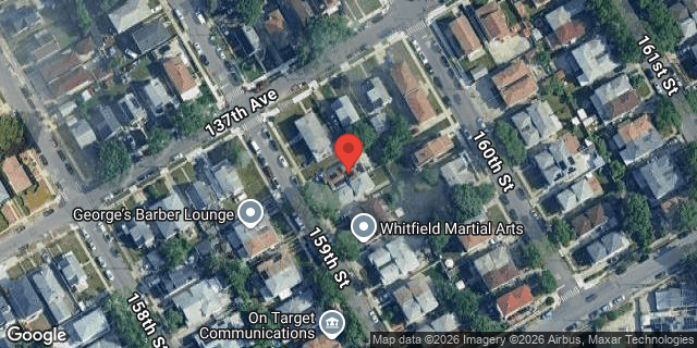 Aerial map of 137-11 159 STREET, Queens
