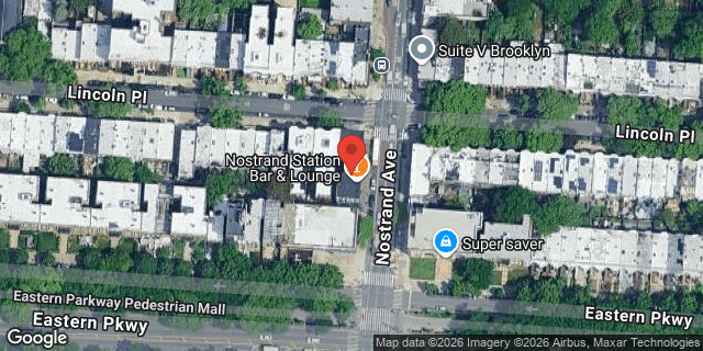 Aerial map of 820 NOSTRAND AVENUE, Brooklyn