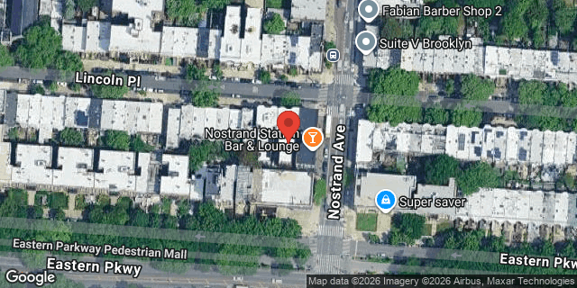 Aerial map of 782 LINCOLN PLACE, Brooklyn