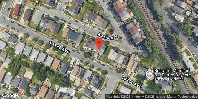 Aerial map of 219-46 ALECIA AVENUE, Queens