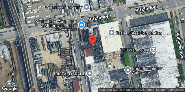 Aerial map of 201 SNEDIKER AVENUE, Brooklyn