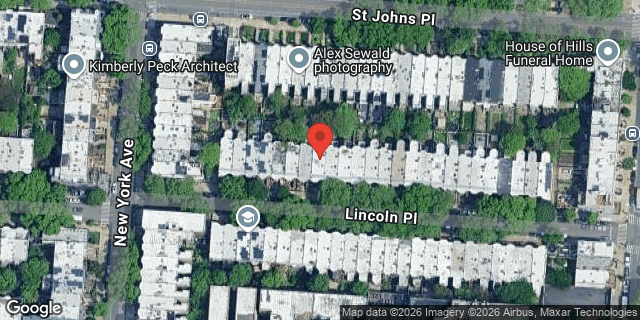 Aerial map of 901 LINCOLN PLACE, Brooklyn