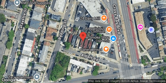Aerial map of 90-09 ALBERT ROAD, Queens