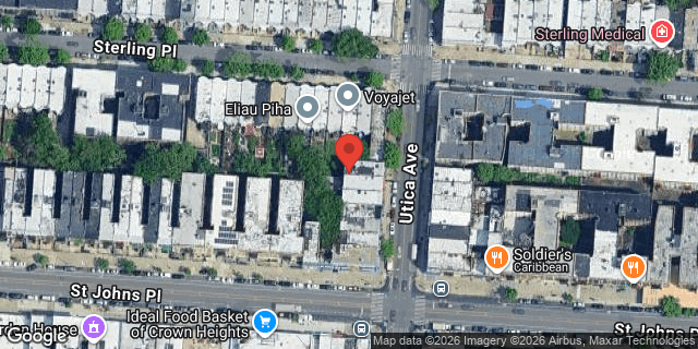 Aerial map of 224 UTICA AVENUE, Brooklyn