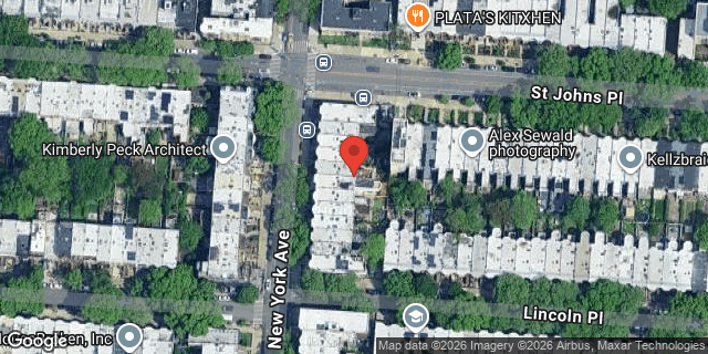 Aerial map of 257 NEW YORK AVENUE, Brooklyn