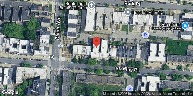 Aerial map of 1719 STERLING PLACE, Brooklyn