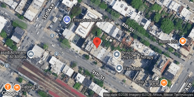 Aerial map of 205 9 STREET, Brooklyn