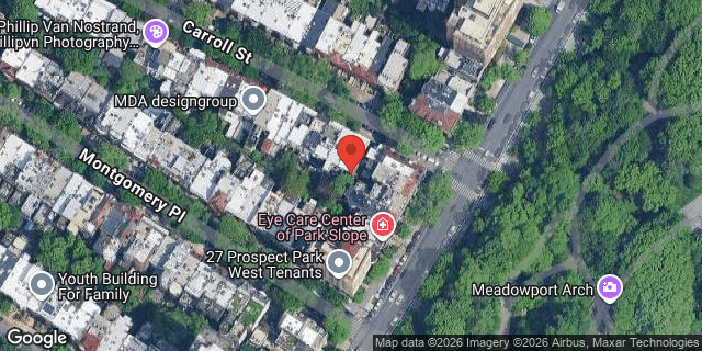 Aerial map of 888 CARROLL STREET, Brooklyn