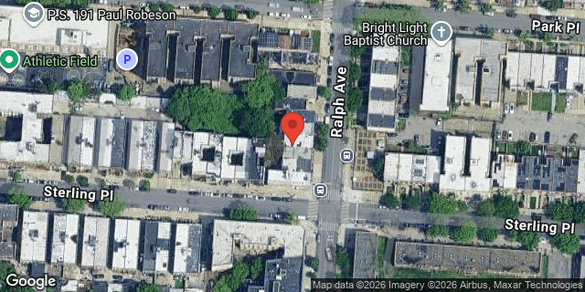 Aerial map of 530 RALPH AVENUE, Brooklyn