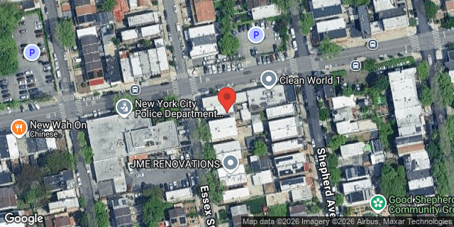 Aerial map of 505 ESSEX STREET, Brooklyn
