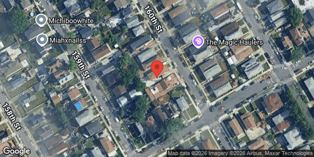 Aerial map of 134-44 160 STREET, Queens