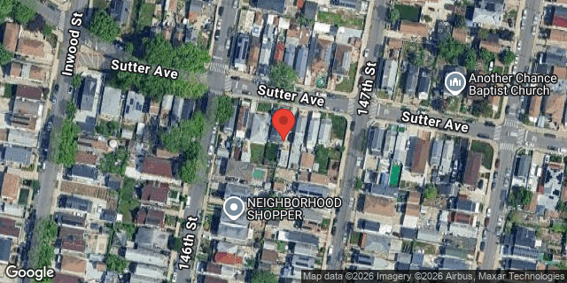 Aerial map of 146-10 SUTTER AVENUE, Queens