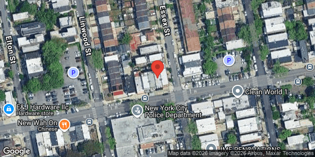 Aerial map of 1017 SUTTER AVENUE, Brooklyn