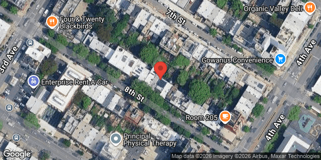 Aerial map of 185A 8 STREET, Brooklyn