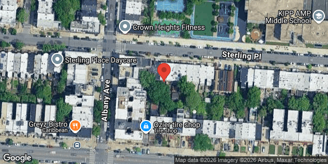 Aerial map of 1208 STERLING PLACE, Brooklyn