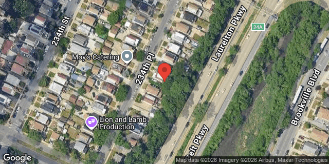 Aerial map of 135-29 234 PLACE, Queens