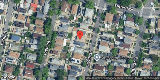 Aerial map of 130-20 129 STREET, Queens