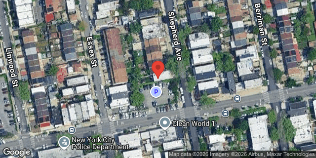 Aerial map of 510 SHEPHERD AVENUE, Brooklyn