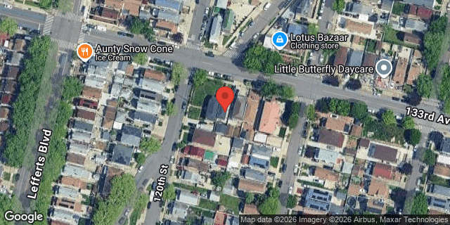 Aerial map of 120-06 GAR 133 AVENUE, Queens