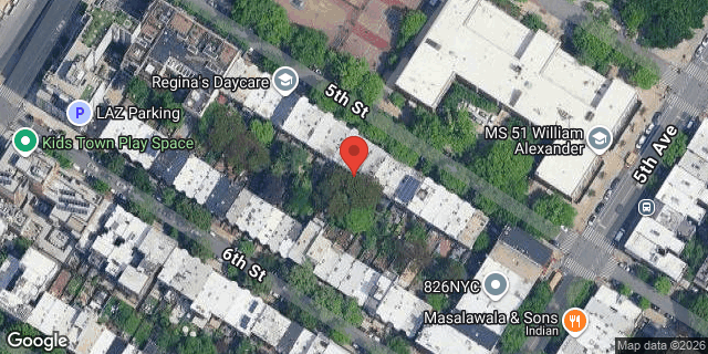 Aerial map of 310 5 STREET, Brooklyn
