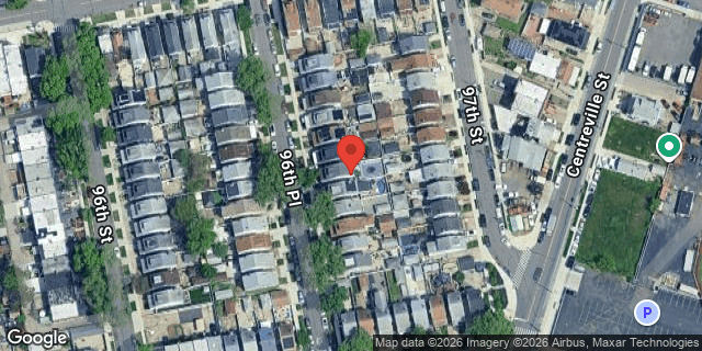 Aerial map of 137-25 96 PLACE, Queens
