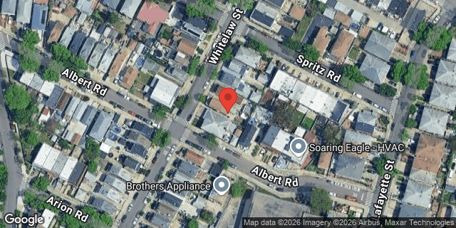 Aerial map of 137-13 WHITELAW STREET, Queens
