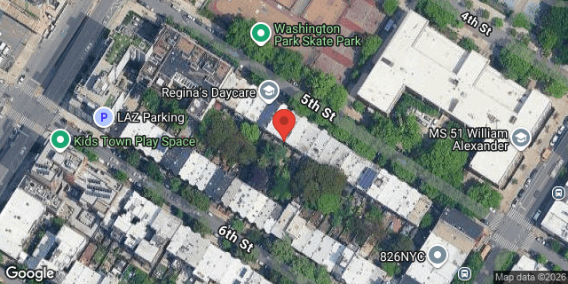 Aerial map of 302 5 STREET, Brooklyn