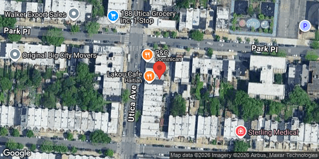 Aerial map of 193A UTICA AVENUE, Brooklyn