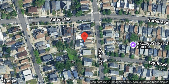 Aerial map of 128-10 142 STREET, Queens