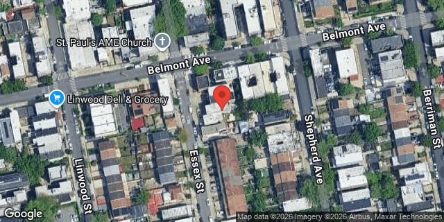 Aerial map of 463 ESSEX STREET, Brooklyn
