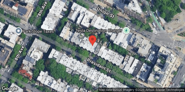 Aerial map of 925 PRESIDENT STREET, Brooklyn