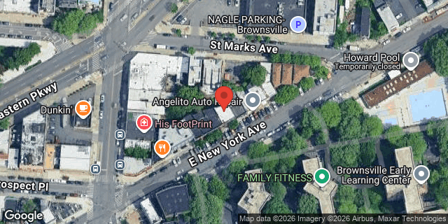 Aerial map of 1561 EAST NEW YORK AVENUE, Brooklyn