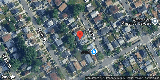 Aerial map of 132-46 159 STREET, Queens