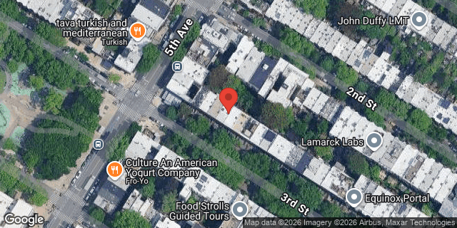Aerial map of 377 3 STREET, Brooklyn
