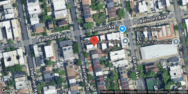 Aerial map of 235 BERRIMAN STREET, Brooklyn