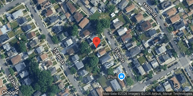 Aerial map of 132-44 159 STREET, Queens