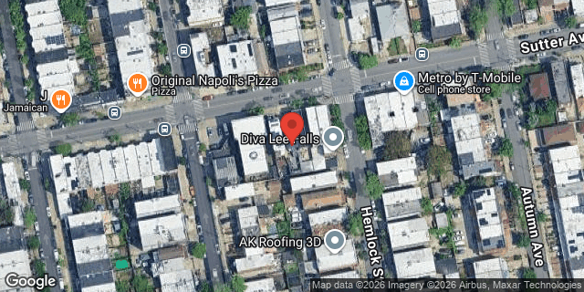 Aerial map of 1330 SUTTER AVENUE, Brooklyn